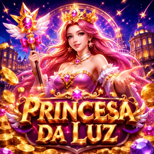 Slot Starlight Princess com princesa em estilo anime e símbolos de multiplicador alto